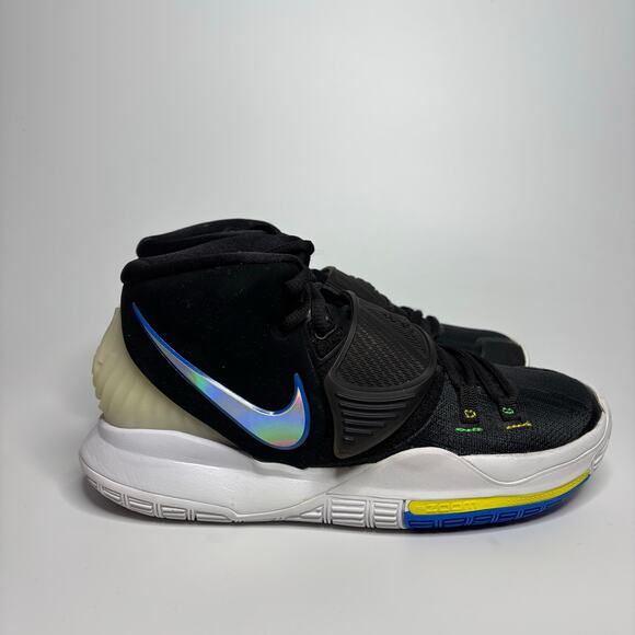 Nike Men's Kyrie 6 Shudder Shades in Black/White - Picture 1 of 10